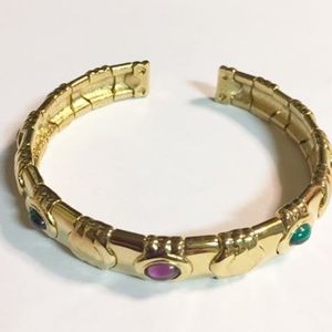Vintage Gold Tone Cuff Bracelet by Carolee